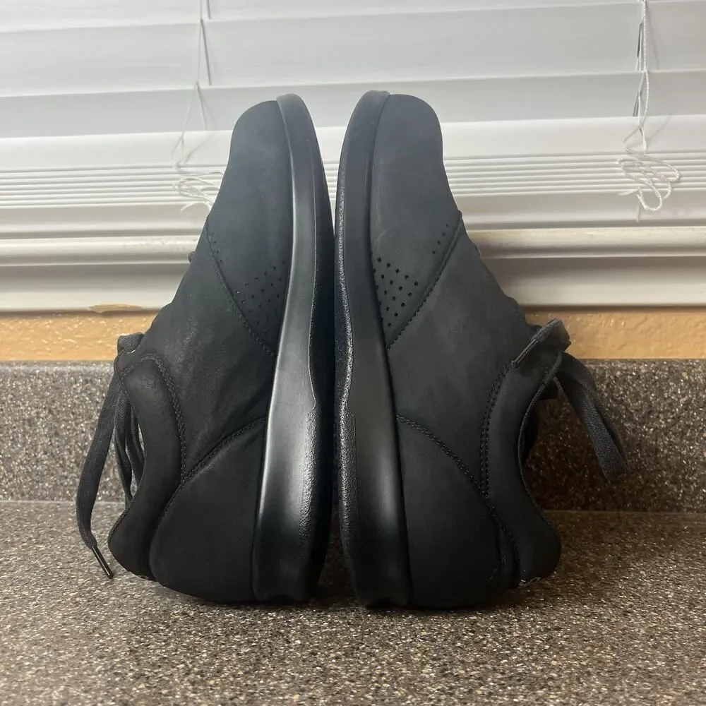 SAS Tripad Comfort Free Time Shoes Black Nubuck Lace Up Low Top Womens Size 8.5W
